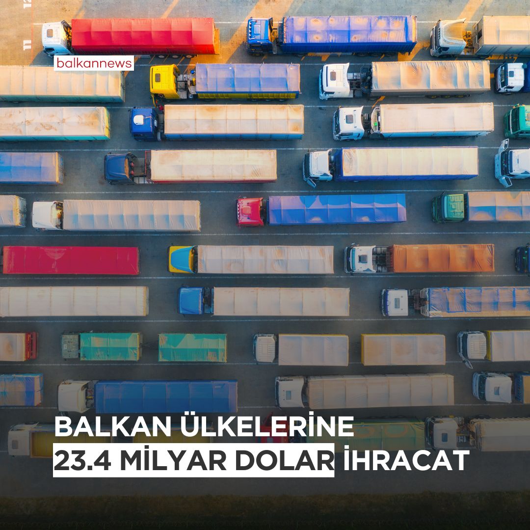 BalkanNewsTR's tweet image. #Balkanlar'a geçen yıl 23,4 milyar dolarlık ihracat gerçekleştirildi.

AA'nın Türkiye İhracatçılar Meclisi (TİM) verilerinden derlediği bilgilere göre, #Arnavutluk, #BosnaHersek, #Bulgaristan, #Hırvatistan, #Karadağ, #Kosova, #KuzeyMakedonya, #Romanya, #Sırbistan, #Slovenya ve