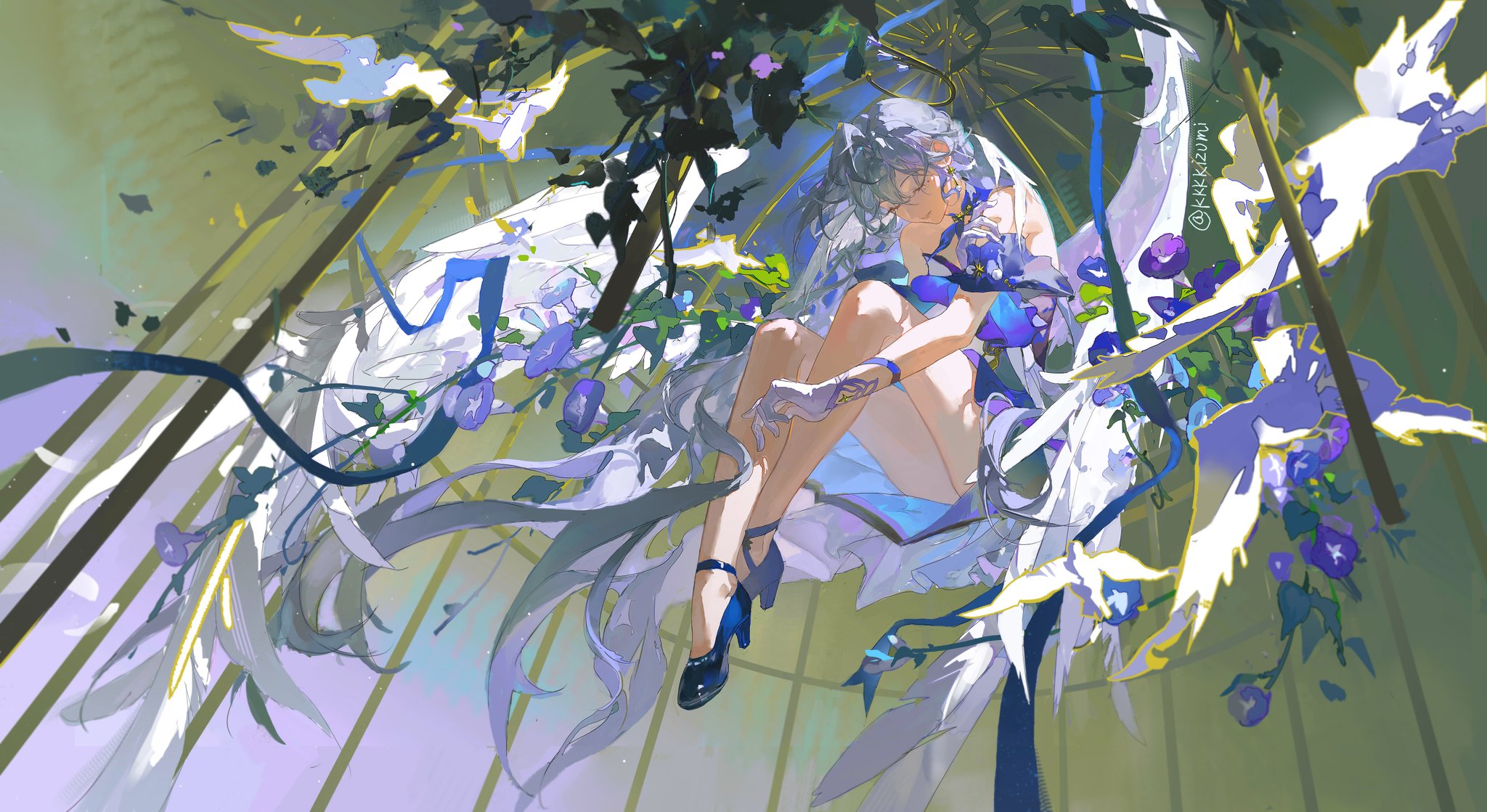 至高のクリスタルアートオブジェ｜天鹅と桜が紡ぐ麗しき春の幻想 なと on X: 