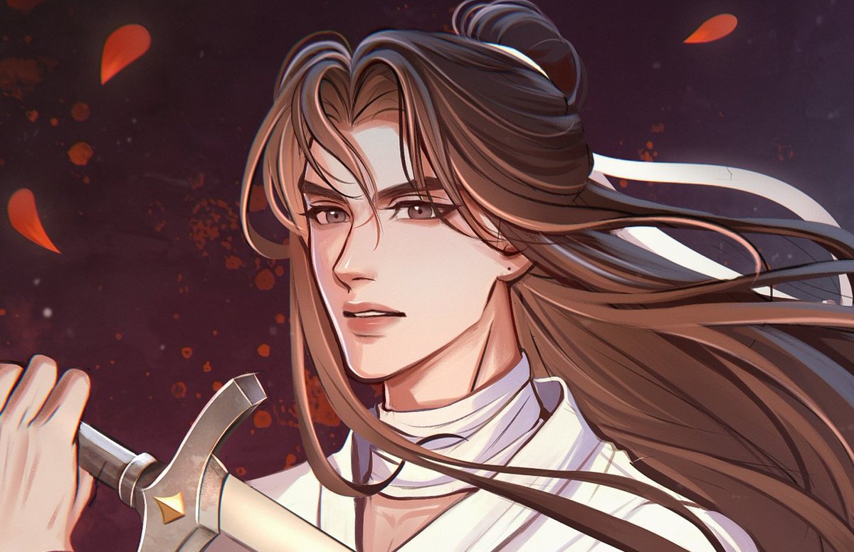 lanawaay's tweet photo. Piece of my illustration for Xie Lian zine ❤ @hualianshub https://t.co/qGBdBFHaOw