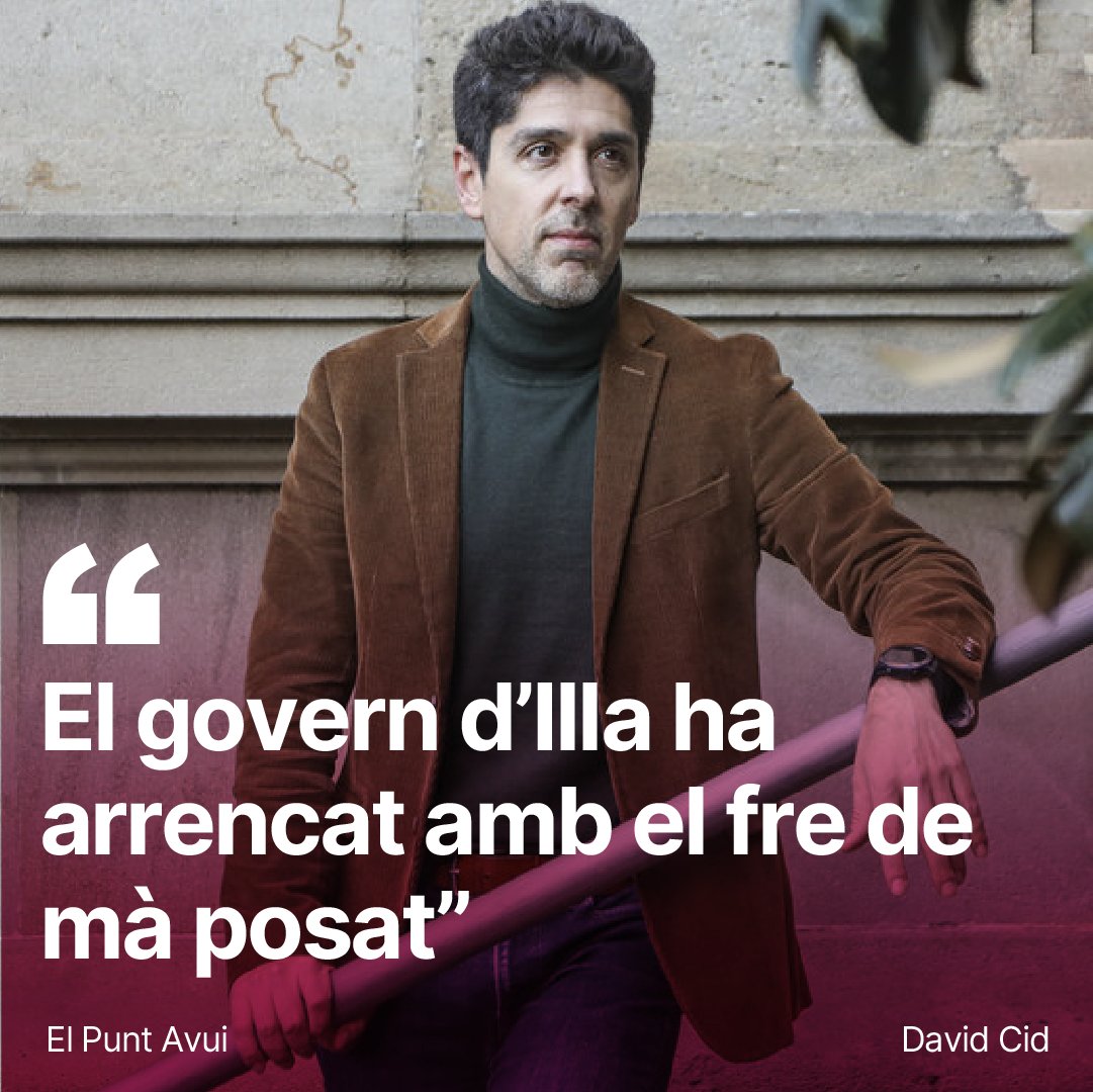 SomComuns's tweet photo. "El balanç del govern de Salvador Illa es farà en funció de si és capaç de començar a resoldre el problema de l’habitatge i si realment entomem tot el que té a veure amb les infraestructures de Catalunya, especialment amb Rodalies."

@Ciddavid a @elpuntavui👇
https://t.co/eNdlKGqhZF