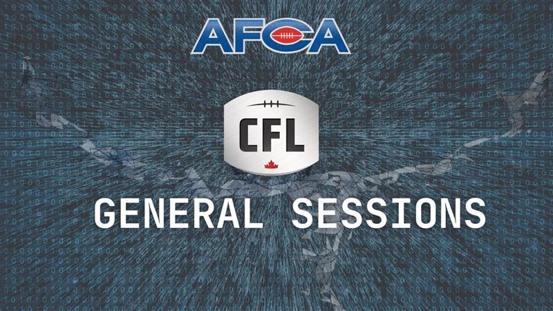 🚨 <a href="/CFL/">CFL</a> General Session🚨

Coaches, don't miss this incredible opportunity to hear from CFL Head Coaches!

📍Where: Room 219BC
⏲️When: 8-10:50 am

🎙️Featuring:
👉 Jason Maas
👉 Ryan Dinwiddie
👉 Buck Pierce
👉 Dave Dickenson
