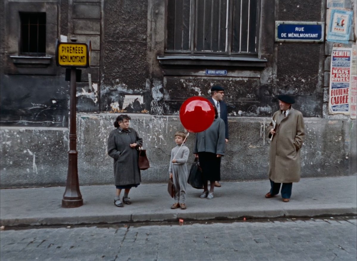 mubi's tweet photo. THE RED BALLOON (Albert Lamorisse, 1956.) https://t.co/riNJicldHZ