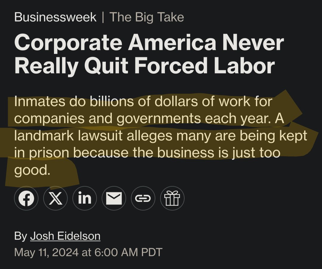 JeremyWard33's tweet photo. Prison industrial complex:  Keeping people incarcerated because "the business is just too good" https://t.co/ml31Pw8Jnn