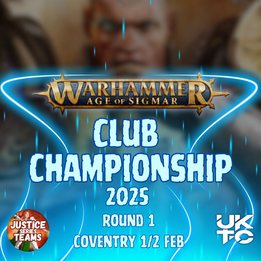 Just a few weeks till the JS Teams first event and the Club Championship kicks off!

Still looking for a few more to expand.

🎟️1-2 Feb / Coventry
💃6 player Teams
🌳Updated Terrain
🏆Club Championship Trophy  

Pack 🔗loom.ly/4HWSxA4
Tickets 🔗loom.ly/QRumPNs