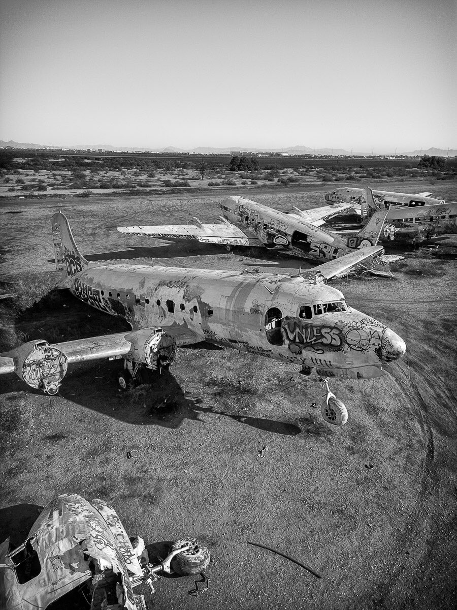 Boneyardsafari's tweet photo. Several DC-4’s holding on at Gila River Memorial Airport. #gilariverairport #dc4 #wwii #exploringarizona #flynavy #aviationsafari #aviationpreservation #boneyardsafari #aviationadventures https://t.co/V9WQTpRmX2