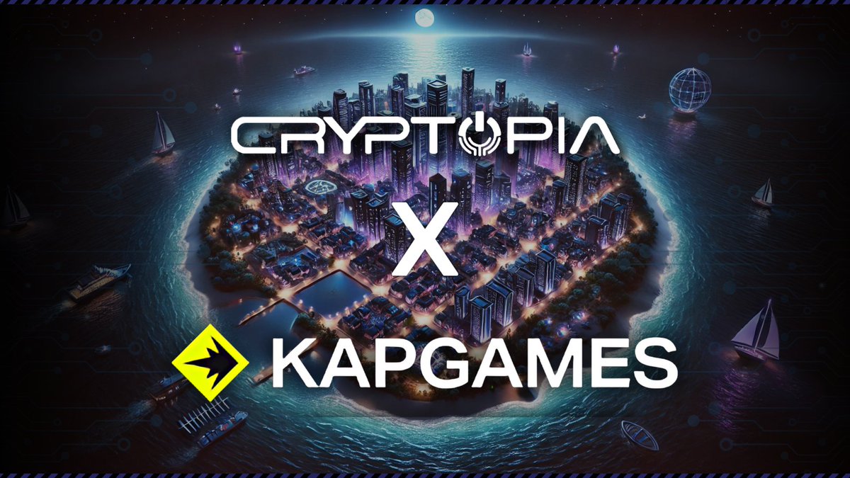 🎮Big Moves in Web3 Gaming🎮

2025 kicks off with a BANG as Cryptopia teams up with KAP Games🚀 — a powerhouse publisher, championing Web3 indie studios. 
This isn’t just a collab; it’s a game-changer for decentralized gaming.

🧵 Let’s dig in👇