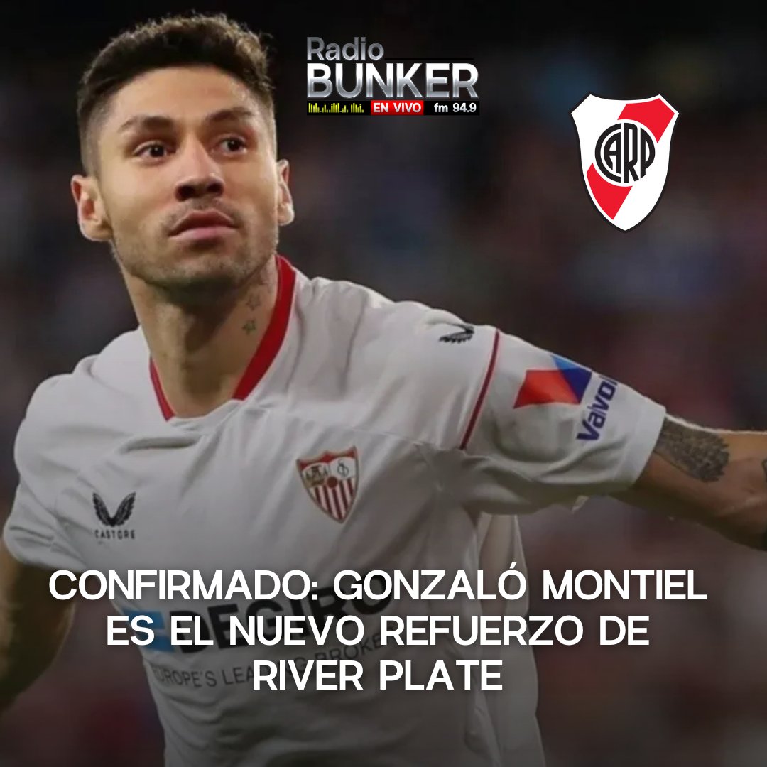 #Noticias #Deportes 
▶️⚽️ Este domingo, el presidente Jorge Brito cerró el regreso de #GonzaloMontiel a <a href="/RiverPlate/">River Plate</a>.

📌Con su llegada, #MarceloGallardo pasará a contar con cuatro #CampeonesDelMundo
.
.