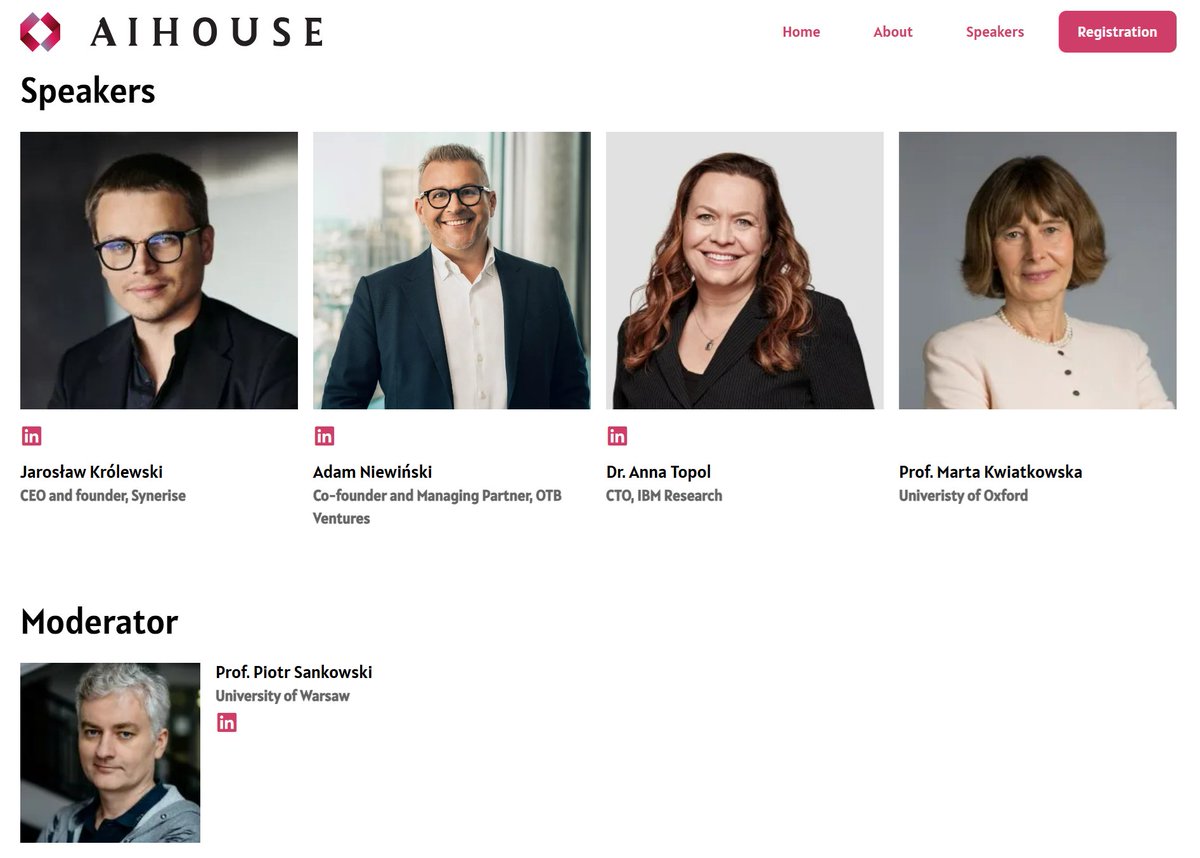 This year's AI House at World Economic Forum in Davos is co-hosted by Poland thanks to Ministerstwo Cyfryzacji with University of Warsaw as an academic partner. We are co-organizging a panel discussion on "Beyond Borders: Keeping AI Talents Local, Making AI Impact Global", which