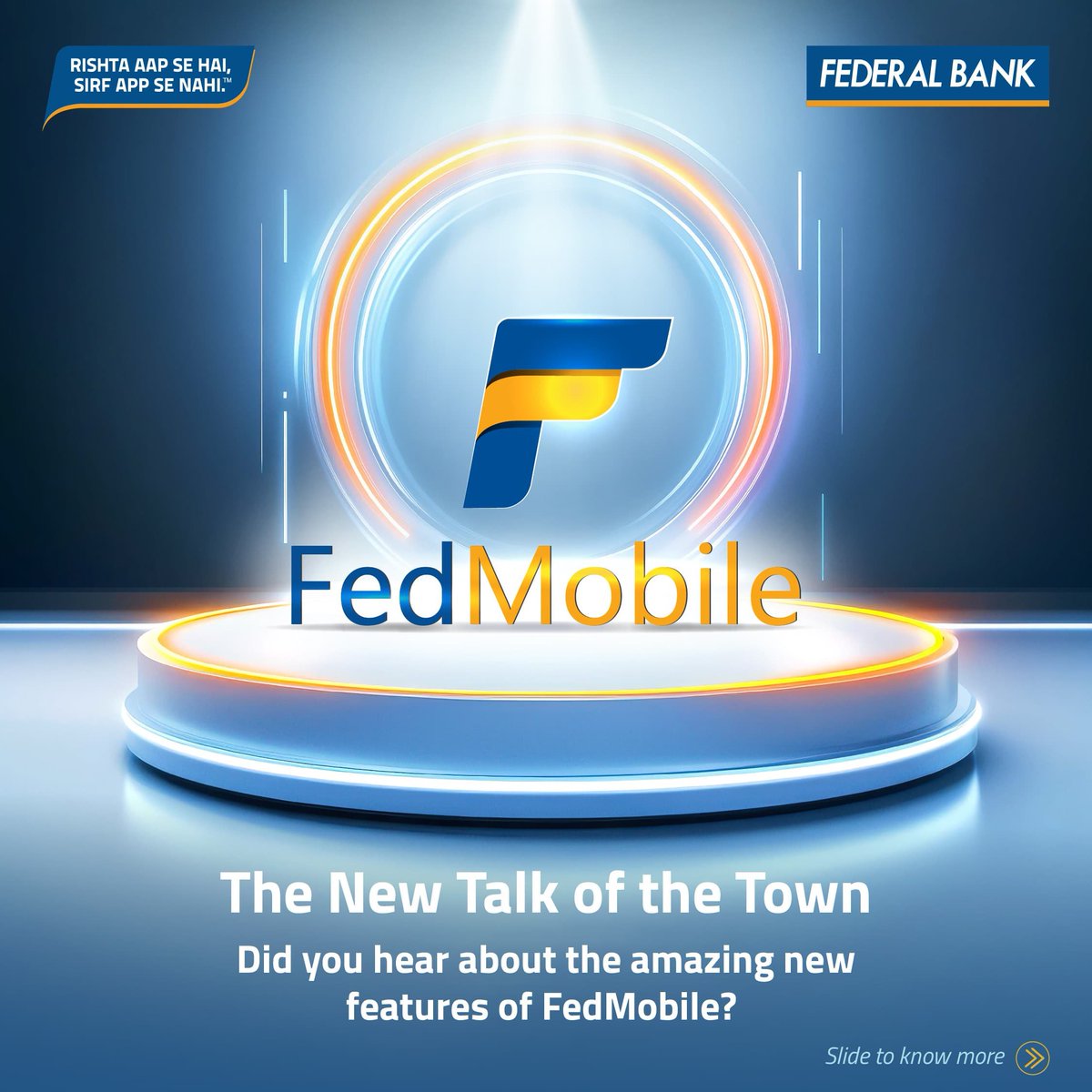 FederalBankLtd's tweet photo. The brand new avatar of Fedmobile makes mobile banking simpler than ever. Check it out now!
Visit: https://t.co/glm7RWUzxR to download.
#FederalBank #FedMobile https://t.co/kyF9ZuD4n7