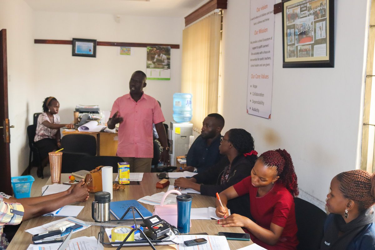 JMERCUganda's tweet photo. A Warm Welcome to Our New Team Members at #JMERC!
@_Owechi, Erobu Yonah, Angela Namuyiga, @danielangulu, and Susan Ambangira—welcome to the winning team! We are thrilled to have you and bring your expertise to advance our mission of transforming education, empowering communities. https://t.co/6itn4HdfPm
