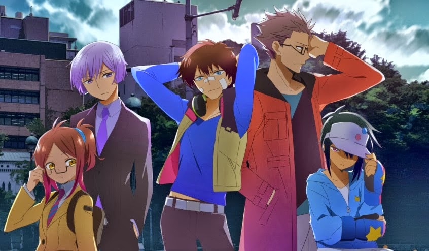 ItMeFrey's tweet photo. @AlfhildeO Theres this show callad Hamatora that i thought was really dope when i first watched it but ive literally never heard anyone talk about it. 

Its about like ppl with supernatural powers n stuff and the main guy, Nice, uses like soundwaves to teleport n shit.
Short anime 12 eps x2 https://t.co/c9OJQxNsjl