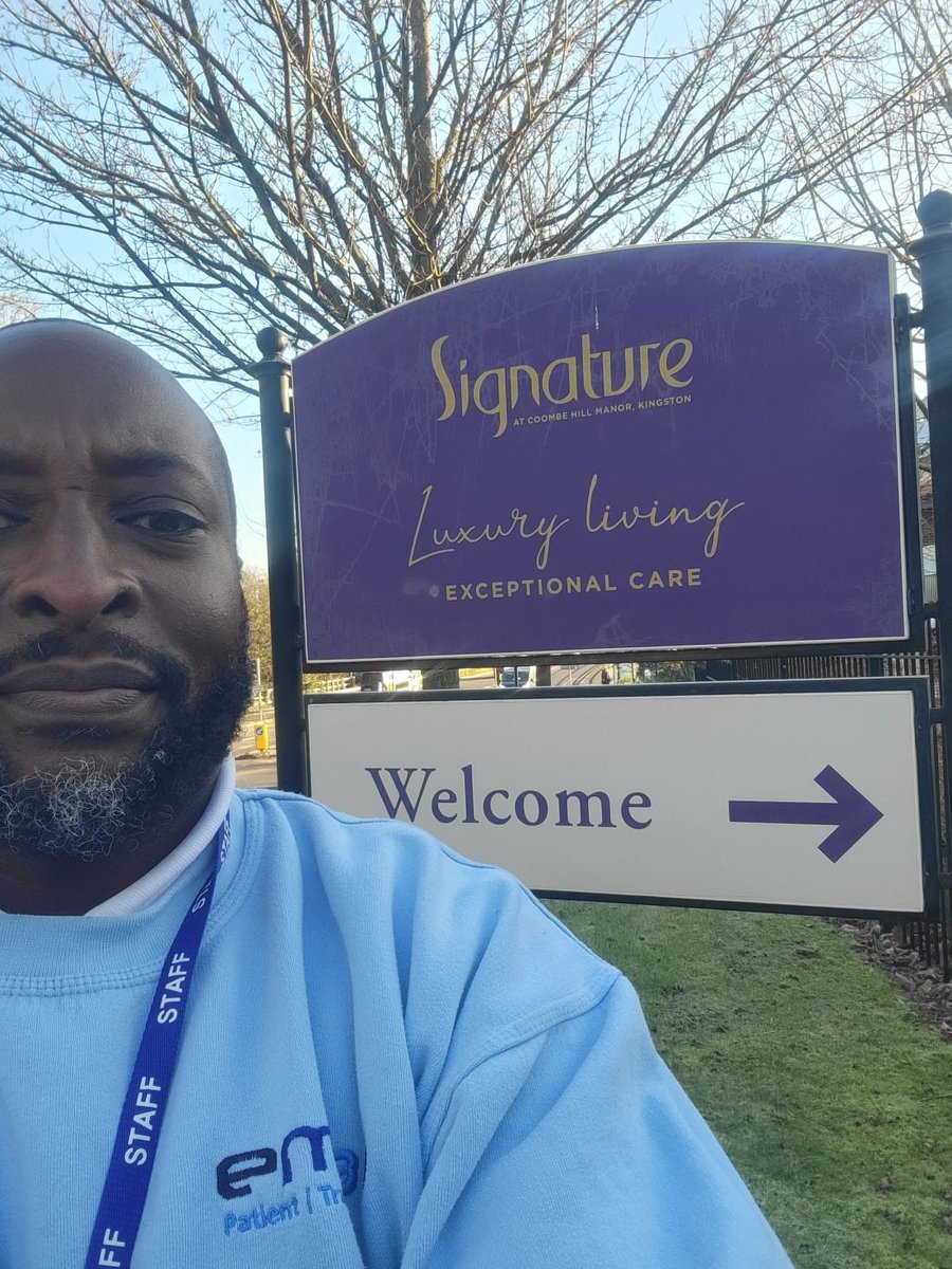 EMA Patient picked up a resident at <a href="/SignatureSL/">SignatureCareHomes</a>  Coombe Hill Manor, using EMA's care home transport service. The care home is wonderful and the staff here were brilliant!
Do you need EMA's care home transport services - Find out more here 👇
emapatienttransport.co.uk/care-home-tran…