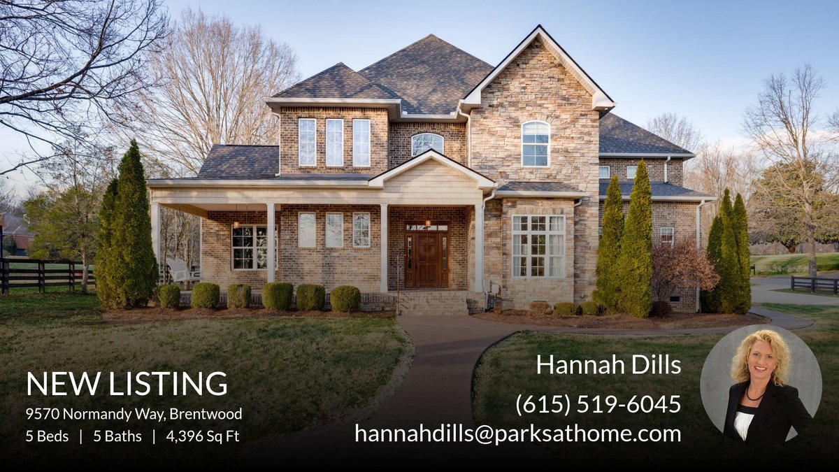 HDills's tweet photo. 📍 New Listing 📍 Take a look at this fantastic new property that just hit the market located at 9570 Normandy Way in Brentwood. Reach out here or at (615) 519-6045 for more information!

Hannah Dills, PARKS Realtor https://t.co/5psIqSRI6E https://t.co/MuAZxGPHiW