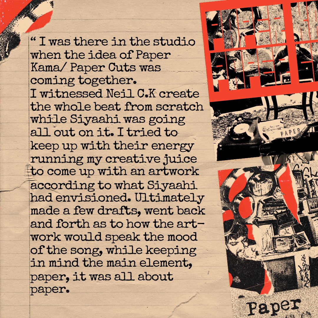 5point5records's tweet photo. Peeling away the layers of creativity behind the artwork of 'PAPER KAMA / PAPER CUTS' 📜
It’s all about paper with this one! ✂️
@SiyaahiM #PKPC #Breakdown https://t.co/SrZJGN7C3U