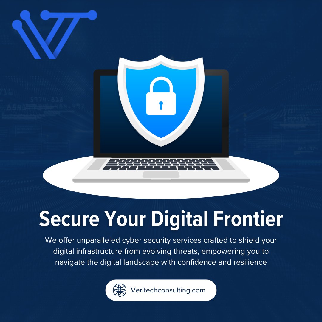 VeriTechConsult's tweet image. Stay vigilant against evolving cyber threats. 🔐 Learn how to protect your business. 
#CyberSecurity #TechBrew #VeriTechConsulting