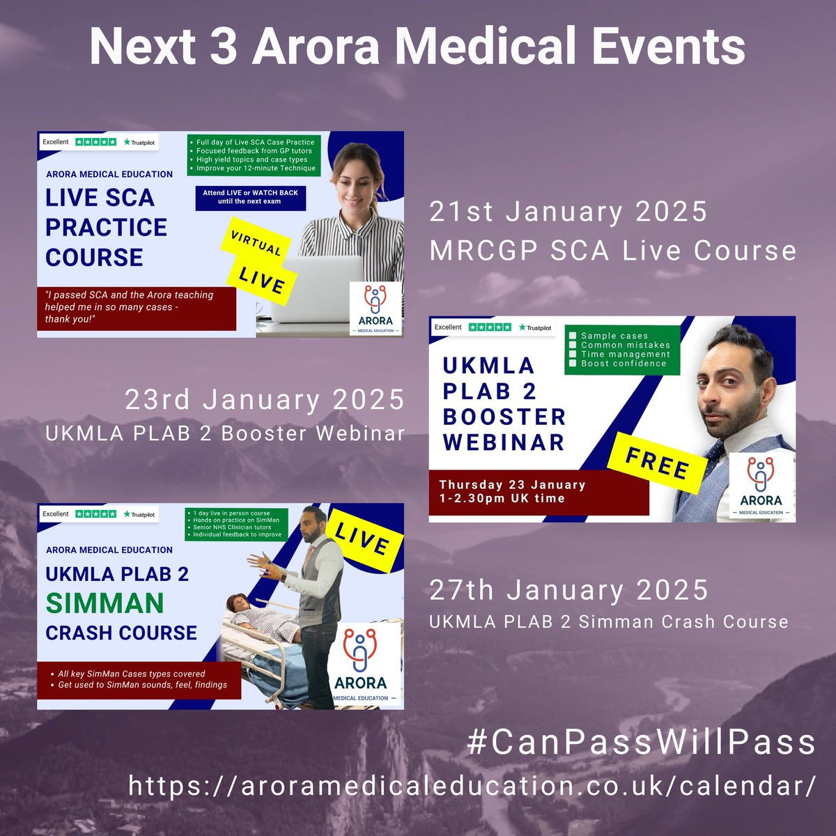 👉 Register for Upcoming Events &amp; Free Webinars: aroramedicaleducation.co.uk/calendar/

#CanPassWillPass #iWentWithArora