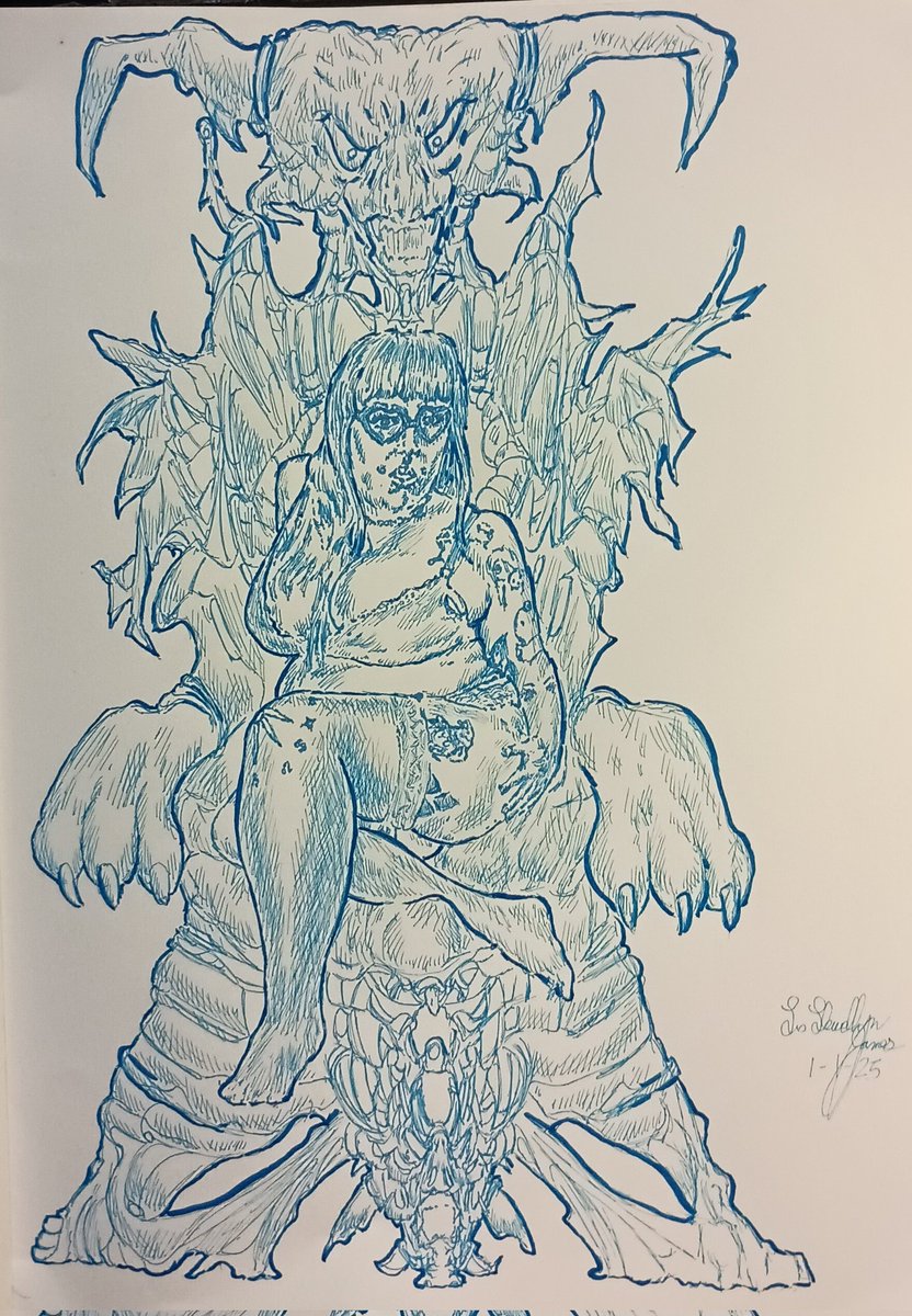 AlphaholicOne's tweet photo. "The Penultimate Belle of The Ball, The Undisputed Queen of The Damned..."

---Starring @Prettykittyka14

Pen and ink.

#GameOfThrones #gothicgirls #goths #sexy #PrettyWoman #art https://t.co/2TXoOdYL2M