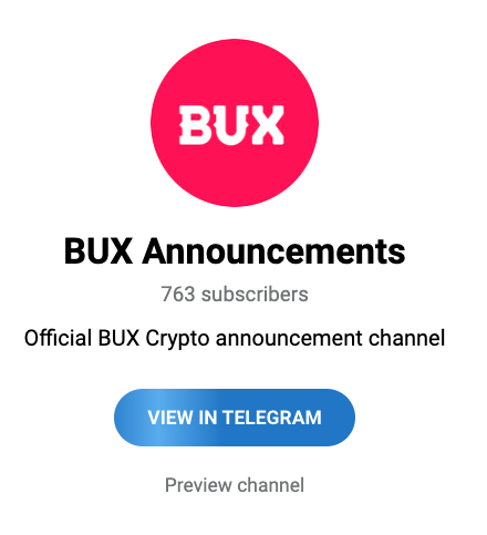 smdeurloo's tweet photo. 6/ Over the following years, the Blockport platform was fully integrated into the BUX app, and the BUX Token was actively promoted by BUX in communications with investors, on its website, in newsletters, via exchanges and in the 3 BUX Telegram channels. https://t.co/QgDQFAWBBP