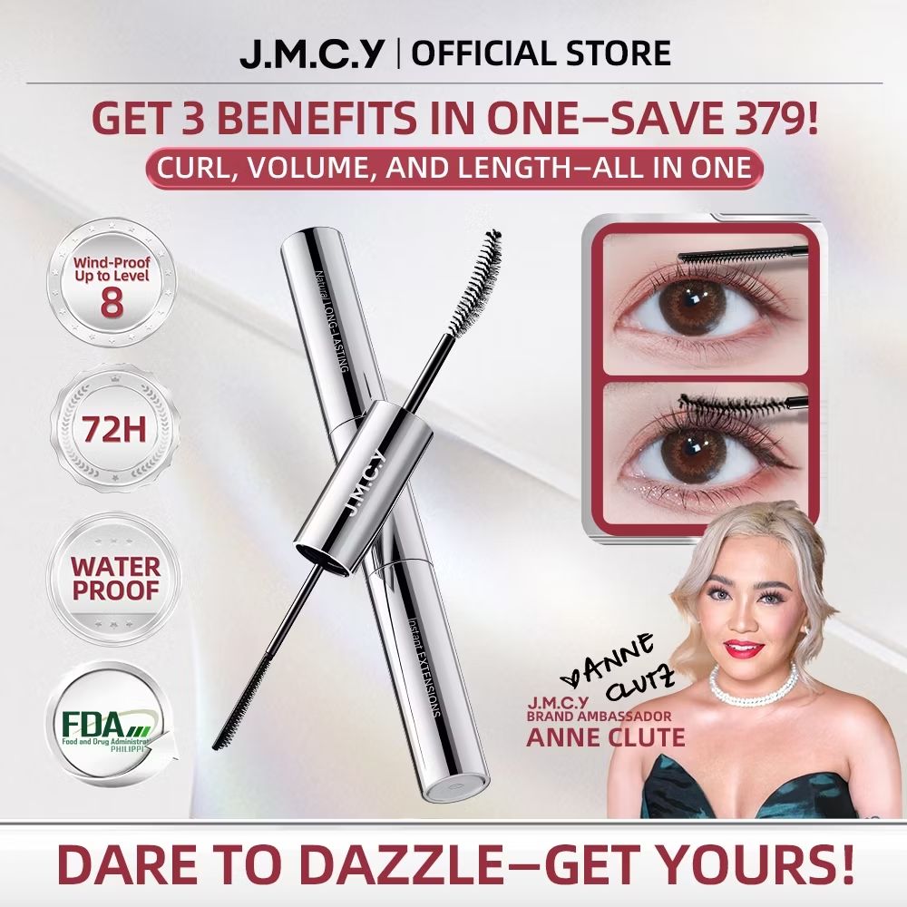 Check out JMCY 3-in-1 72H Long Lasting Volumizer Mascara Waterproof Curl Eyelash Long Lash Eyemakeup Black Natural Color for ₱209. Get it on Shopee now! s.shopee.ph/4fgXq3O4Rs?sha…