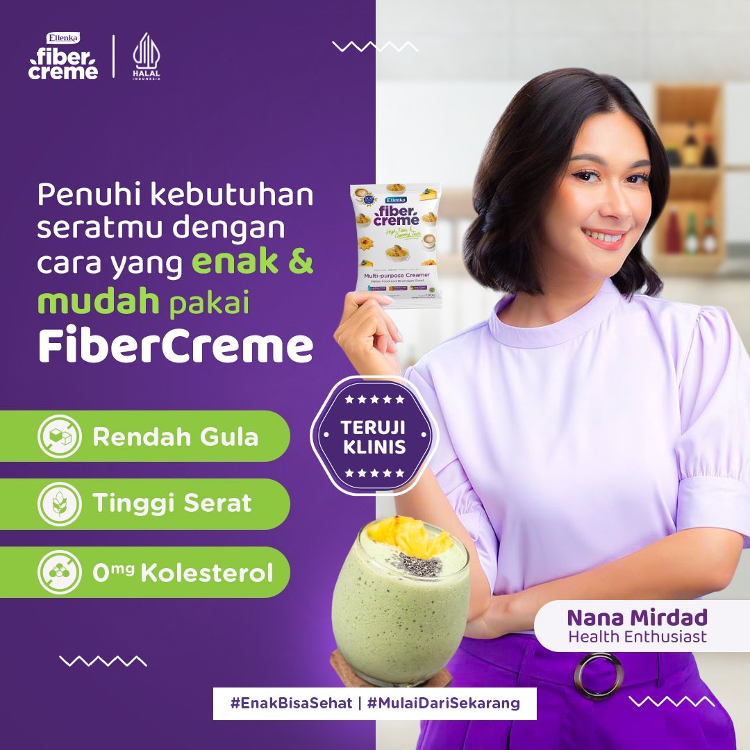FiberCreme_id's tweet photo. Kalian cukup tambahkan FiberCreme ke semua makanan atau minuman kalian. Makanan jadi lebih creamy dan enak. Hidup sehat jadi makin menyenangkan bukan🫶 https://t.co/9mJH4ag9jn