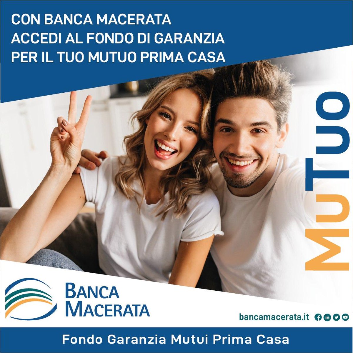 Realizza il tuo sogno, noi ci siamo! 🏡
Con il nostro 𝗠𝘂𝘁𝘂𝗼 𝗶𝗽𝗼𝘁𝗲𝗰𝗮𝗿𝗶𝗼 puoi:
🔑 Acquistare la tua prima casa 
🔑 la tranquillità di una rata concordata
🏠 Dai vita al tuo progetto info 👉 bit.ly/3P2hJGb

#BancaMacerata #OltreeleTueaspettative #Casatuaconno
