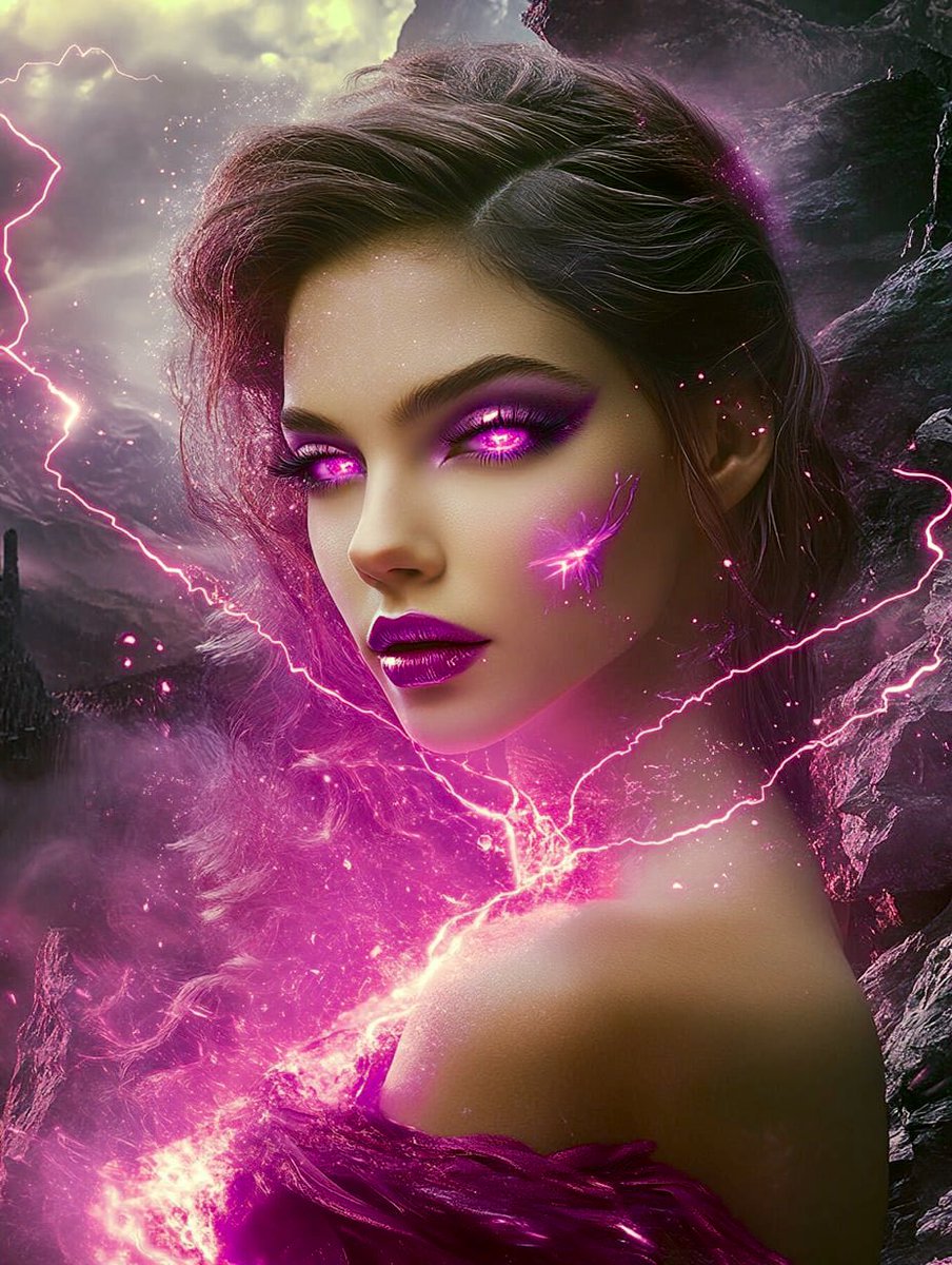 KCpowercosmic's tweet photo. Today’s weather is call for lightning ⚡️ #aiart https://t.co/f8vO2ksMoY