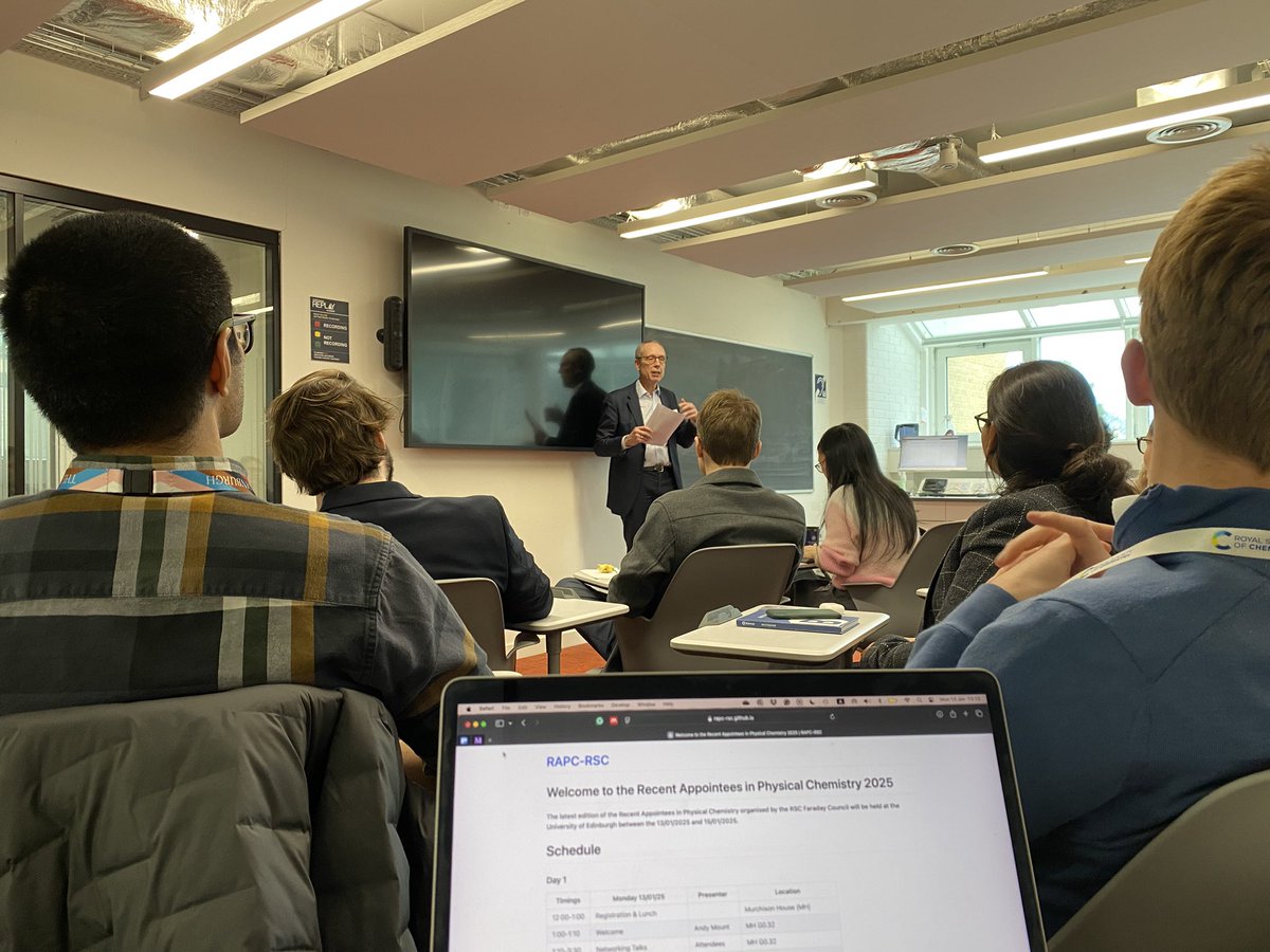 Valentina Erastova (@v_erastova) on Twitter photo Starting RAPC 2025 <a href="/RoySocChem/">Royal Society of Chemistry</a> Faraday Council meeting at <a href="/EdinburghChem/">Chemistry Edinburgh</a>
Looking forward to the next three days with many exciting talks to hear rapc-rsc.github.io Starting RAPC 2025 <a href="/RoySocChem/">Royal Society of Chemistry</a> Faraday Council meeting at <a href="/EdinburghChem/">Chemistry Edinburgh</a>
Looking forward to the next three days with many exciting talks to hear rapc-rsc.github.io