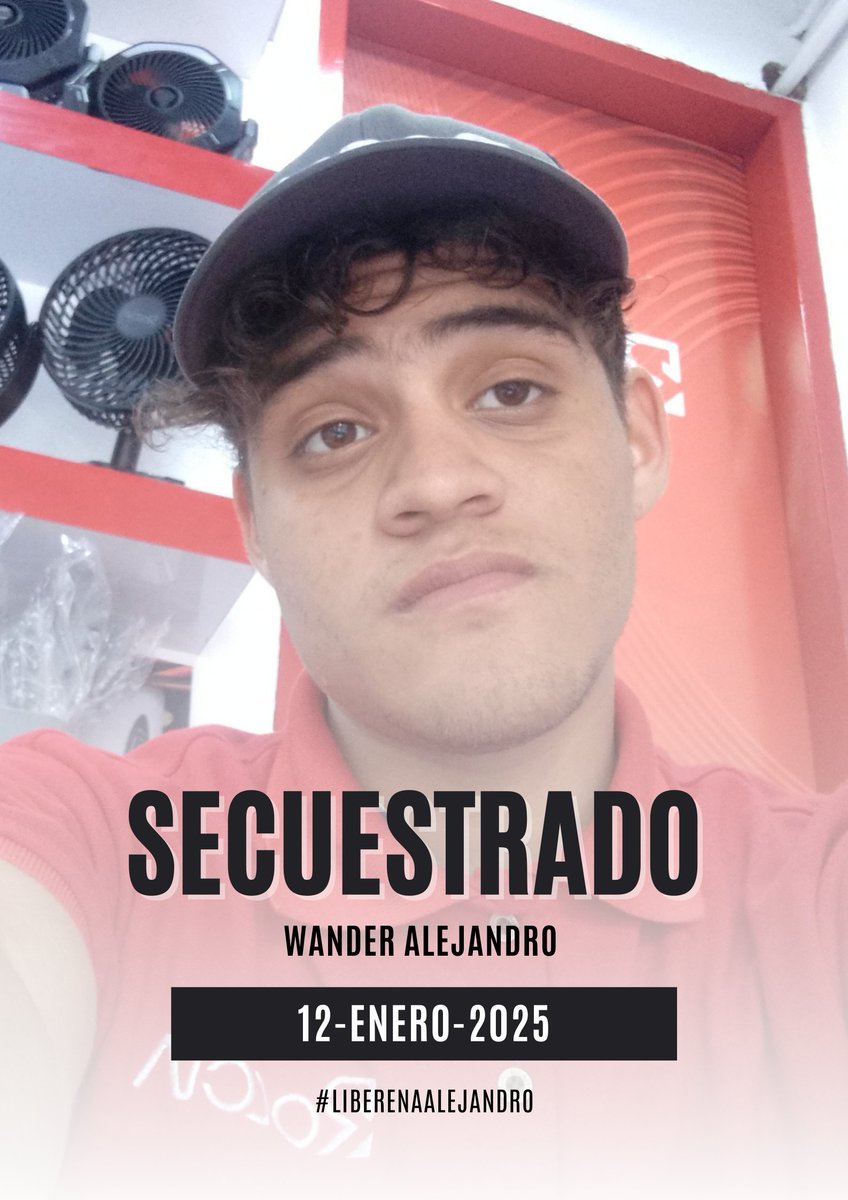 jose_fitnes's tweet photo. El no corrió con la misma suerte y si pudieron dar con su captura 
#LiberenaWanderalejandro https://t.co/DCLYoGVIfC