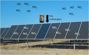 Jesse's paper on the photocatalytic abatement of ambient NOx by TiO2 coated solar panels - has now been published in RSC Sustainability pubs.rsc.org/en/content/art…