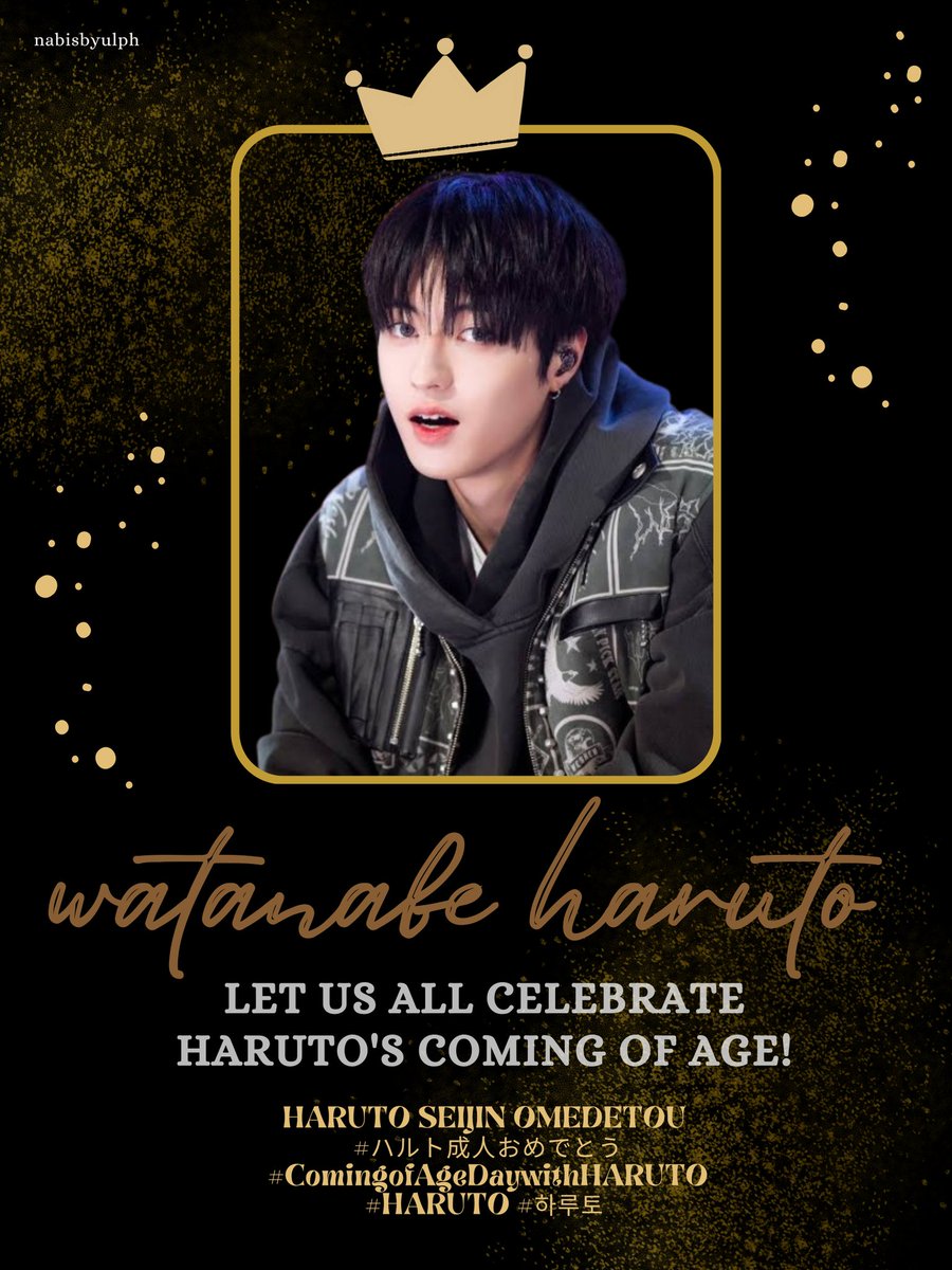 Our HARUTO, you have come so far and we promise to stay with you thru the highs and the lows. We are so proud of you! 🤍

HARUTO SEIJIN OMEDETOU
#ハルト成人おめでとう
#ComingofAgeDaywithHARUTO
#HARUTO #하루토 
<a href="/treasuremembers/">TREASURE</a>