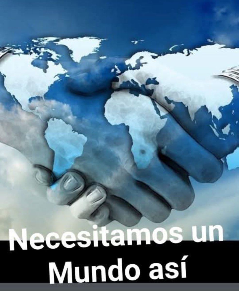 Sin dudas necesitamos un mundo mejor, que sí es posible.
Entre todos podemos lograrlo #CubaPorLaPaz