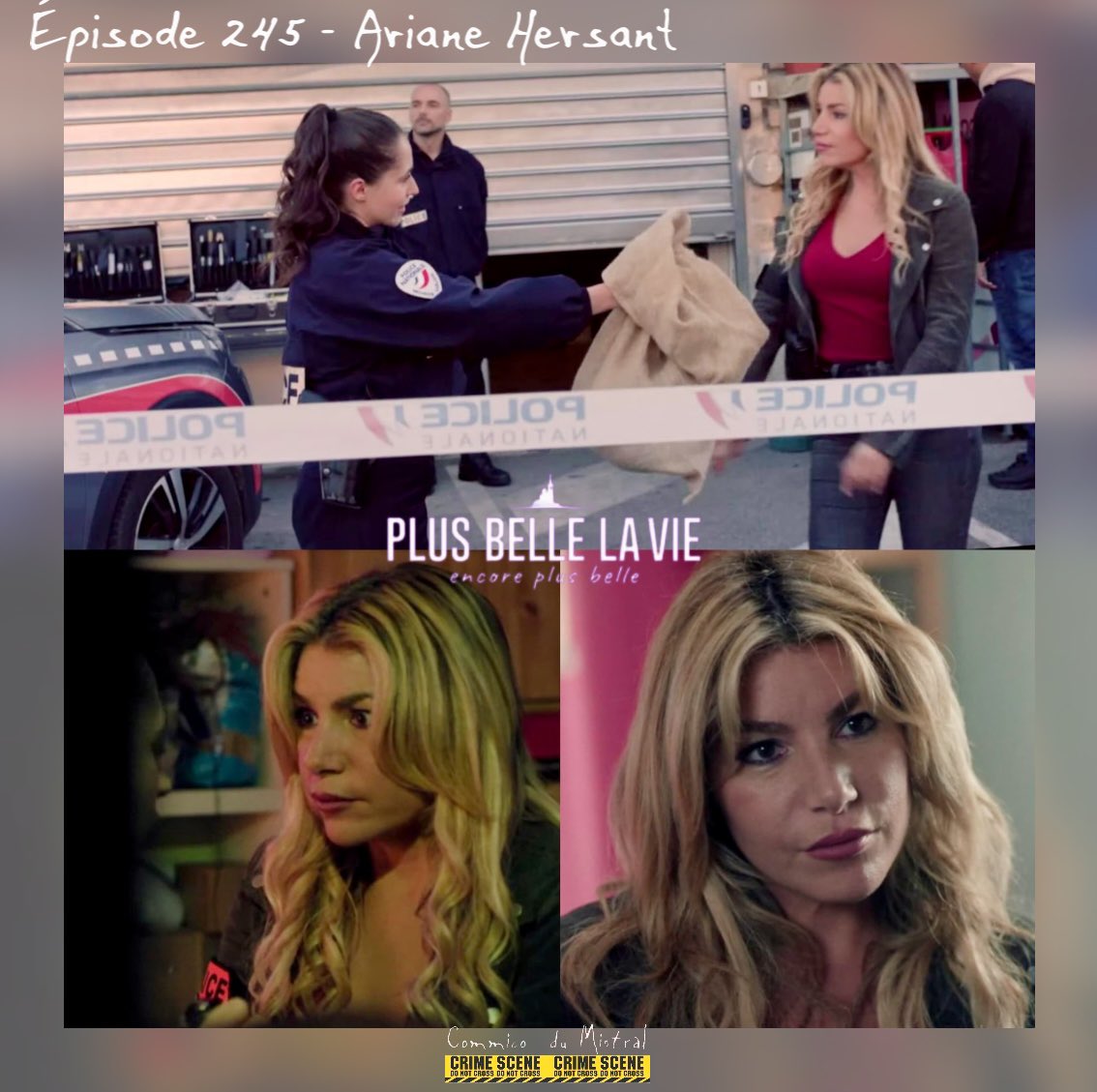 CommicoMistral's tweet photo. #Episode245   #pblvepb l’enquête sur la mort de Wesley se poursuit pour Ariane qui interroge Vadim …#plusbellelavie #pblv #arianehersant    @lolamarois https://t.co/UmlN9Yj8GL