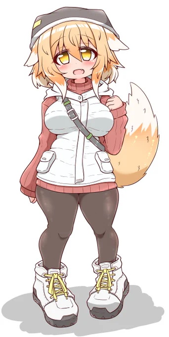 うちの子冬の外服。 これくらいの頭身バランスが好き。脚ふっと
