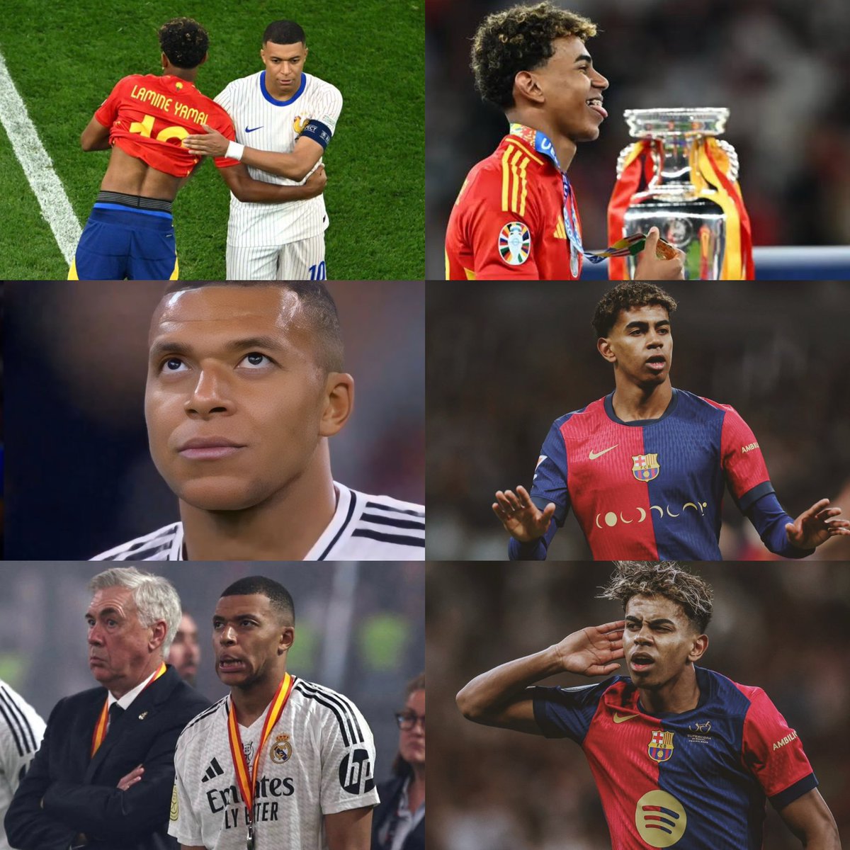 Yamal virou o terror do Mbappe…