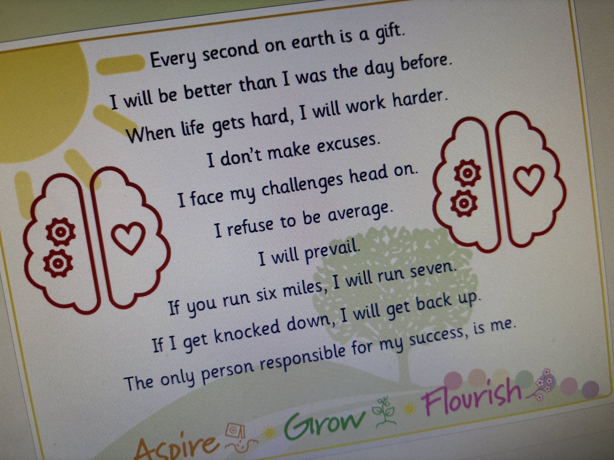 meadows_primary's tweet photo. Values are principles which guide our thinking and our behaviour.
In January, the value of excellence is inspiring us to be our best!
#OutstandingValues💙 https://t.co/5bfl0MrEvW