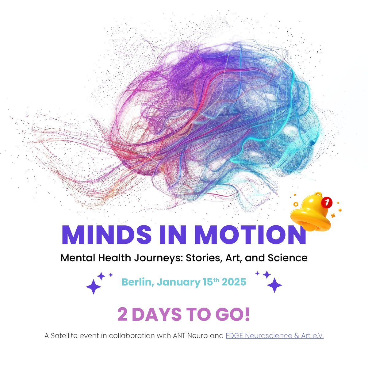 Only 2 days to go until Minds in Motion, and tickets are almost sold out!
Don’t miss this opportunity to explore mental health through personal stories, neuroart, and interactive dialogue.
Secure your spot now - eventbrite.com/e/minds-in-mot…
see you there!
 #ANTNeuro #MentalHealth