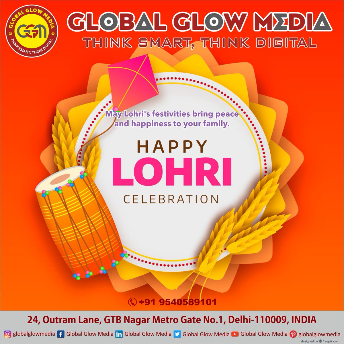 GlobalGlowMedia's tweet photo. 🌟🔥 Wishing Everyone at Global Glow Media a Joyous and Prosperous Lohri! 🔥🌟

May this Lohri bring abundance, joy, and success to your lives and businesses. Let’s keep growing stronger, spreading light, and achieving new milestones together! https://t.co/tD1JMEYAu7