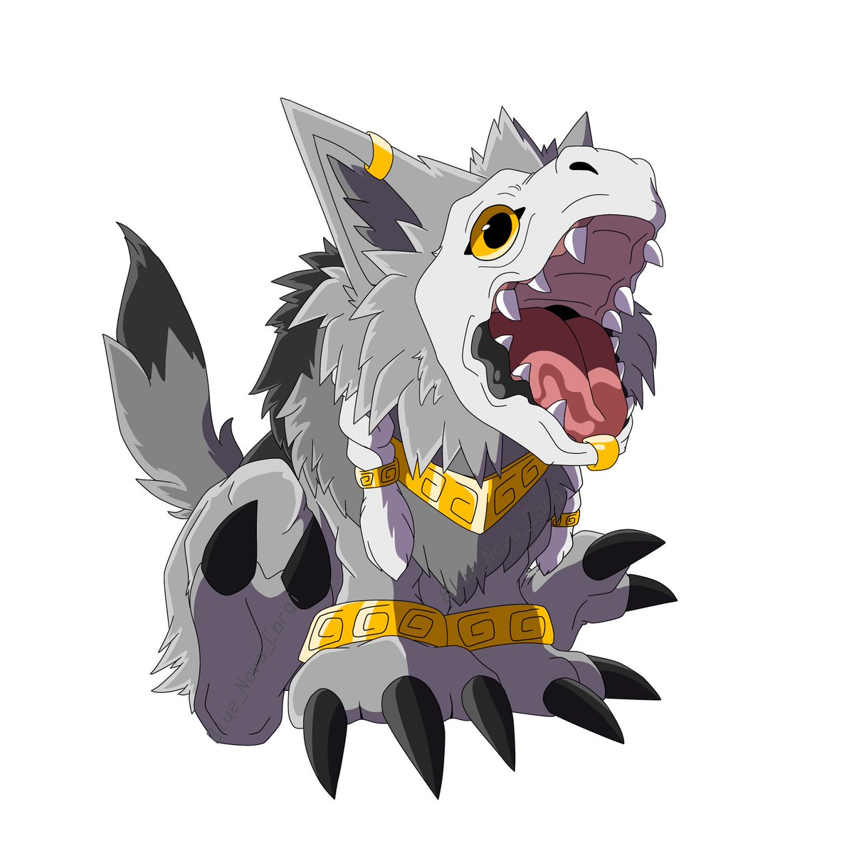 Beast digimon adopt! 50$ Paypal only! Share around please! #DigimonOC #Adopt #fanmade