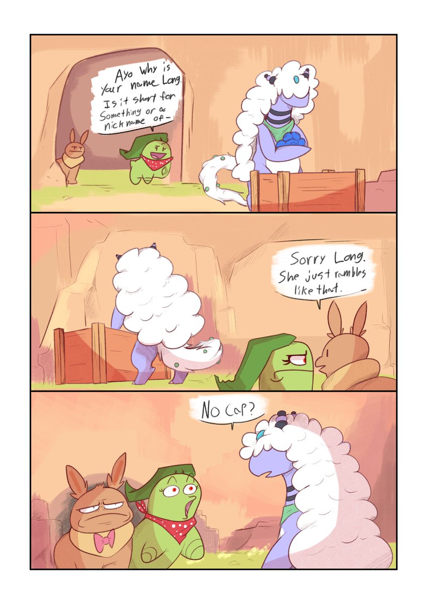 GoopyArt's tweet photo. No cap Chikorita?

Comic for Skye https://t.co/eymjDq22fQ