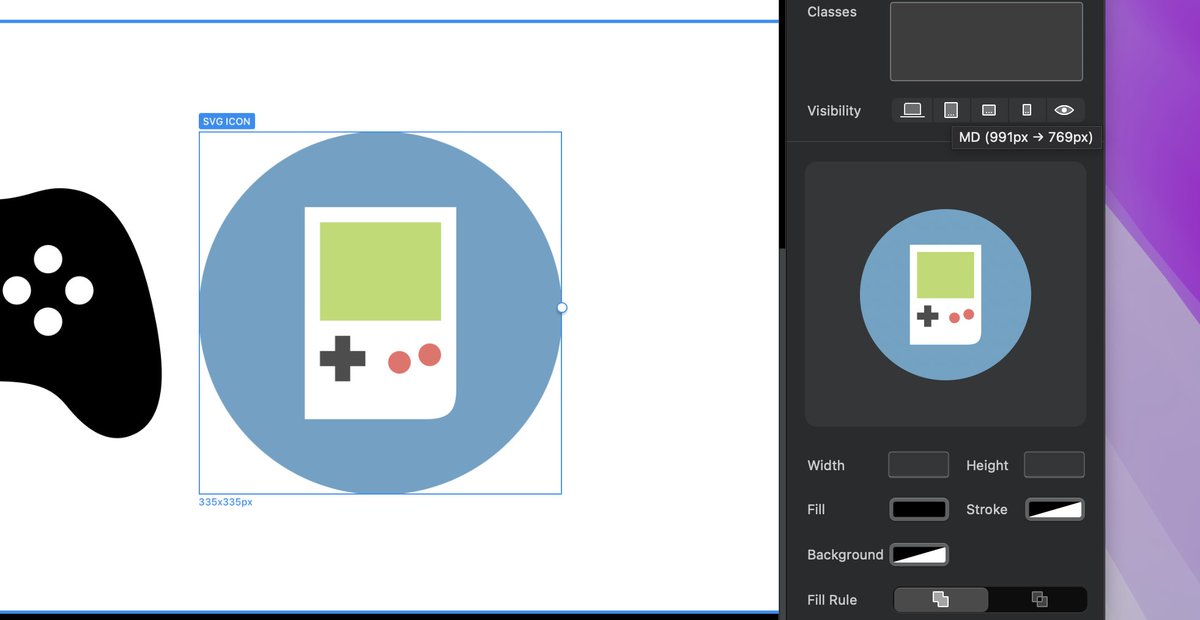 blocsapp's tweet photo. We have another nice improvement coming to SVG Icons in Blocs for #Mac today.
Multi colour icons now show in the inspector sidebar 😍
#WebsiteBuilder #AlwaysImproving #WebDev #IconDesign #GameBoy #MacDesign #WebDesign https://t.co/RxldyuvQLx