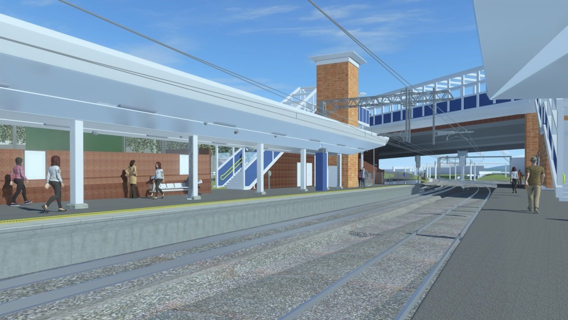 NetworkRailMAN's tweet photo. Salford Crescent is getting a £21m glow-up! ✨

We’re adding a third platform for smoother journeys, fewer delays, and better connections across Greater Manchester 🚆

Plan ahead and stay updated 👇https://t.co/Ef59e8M6j6

#SalfordCrescent #RailUpgrades #TravelSmarter https://t.co/fdXJ0V9HBT