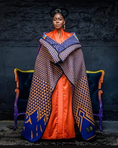 We cant wait for you to see our newest exhibition and your favorite Blankets!
Of course we will be doing everything we can to keep you intrigued!!
This blanket was designed by Malehloka “Maleh” Hlalele inspired by her late grandmother ‘Matlelima Anna Hlalele…