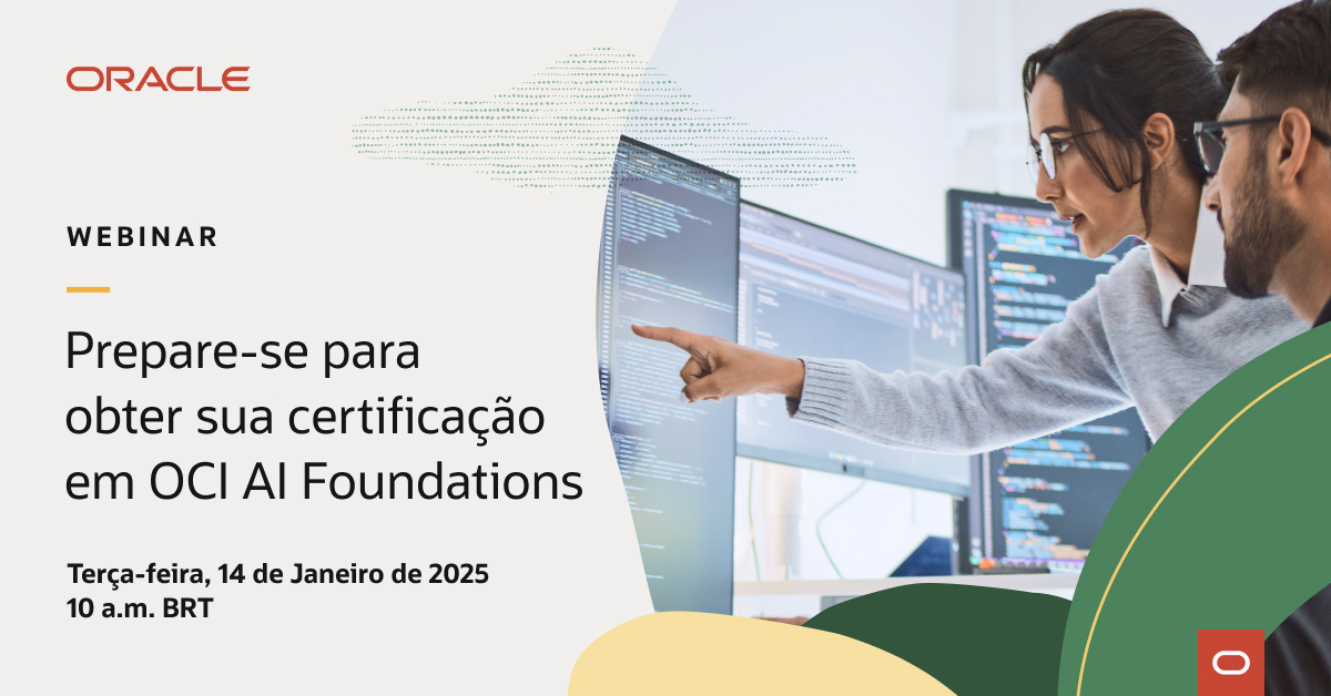 tadeulongo's tweet image. Inscreva-se em nosso webinar gratuito e aprenda os fundamentos da OCI, adquira habilidades práticas e prepare-se para tirar sua certificação. Revise conceitos, tire dúvidas e receba orientação especializada. Não perca! social.ora.cl/6000QFpJ0