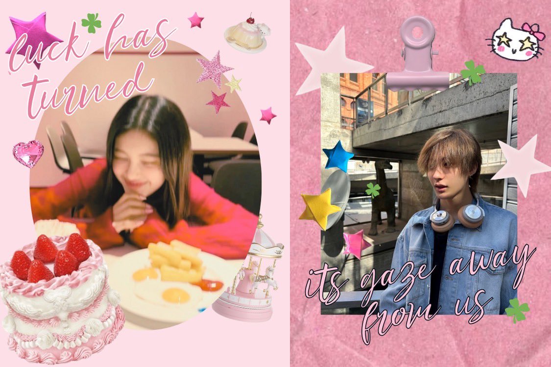 luck has turned it’s gaze
away from us 🍀🪁

a #helichio short au, midnight luck universe.