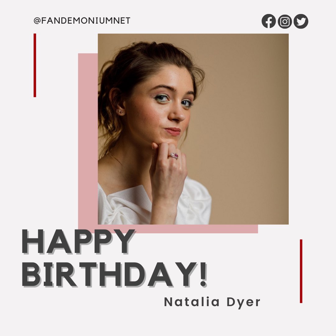 Join us in wishing a Happy Birthday to Natalia Dyer! May all your wishes come true. #nataliadyer #strangerthings #chestnut #basedonatruestory #yesgodyes