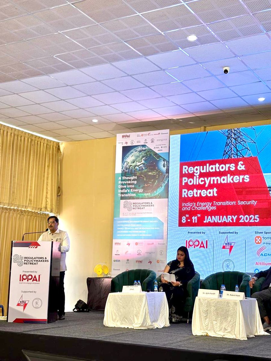 IdamInfra's tweet photo. We are honored to serve as Knowledge Partner at @IPPAI_India  25th RPR 

Our MD, @balawant  Joshi and Founding Director &amp; CEO Ajit Pandit moderated sessions, shared their expertise and led impactful discussions on resource adequacy, open access power markets, and decarbonization. https://t.co/cPHdtYUZJn
