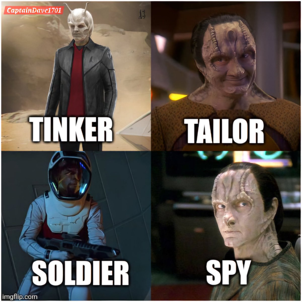 trekker21's tweet photo. #Hemmer #Garak #Worf #StarTrek #DS9 #StrangeNewWorlds #TNG #StarTrekMeme #Humor https://t.co/k8SGfiX70W