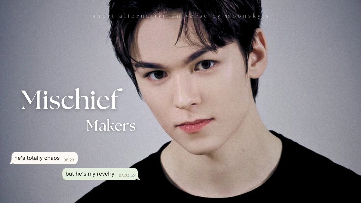 – mischief makers
"your shittiest bf you've ever had, perhaps."

; chwe hansol short au 
© moonskyis