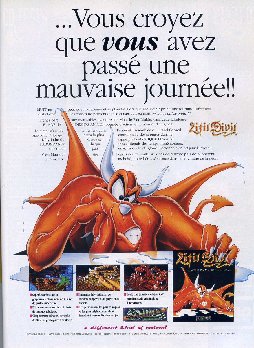 AllmightoFranky's tweet photo. La publicité papier du jour,bonjour!De la pub récup dans un #Joystick de 1994!Une belle douvle-page #OCEAN avec #Hook,#PushOver,#SimAnt et #Epic!!#TheElderScrolls Arena et #LitilDivil!!Que du bon!! #retro #retrogaming #micro #80s #90s https://t.co/dm6T0JwUAh