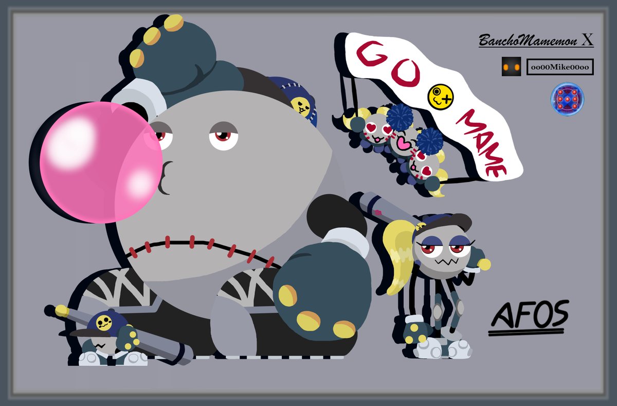 BarillRojas's tweet photo. Bancho Mamemon's boundless spirit of camaraderie extended the effects of the X-Antibody over the members of the Mame-mon Rengō, giving birth to a team whose combined strength brings out a power never seen before 💥⚾🏏
#Digimon #Mamemon #BanchoMamemon https://t.co/6syWCNyyQ9